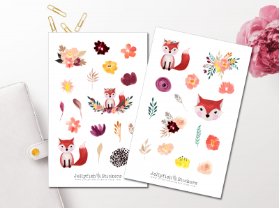 Fuchs Sticker Set